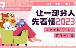 讓一部分人先看懂2023：折疊手機搶占C位 有幾分勝算