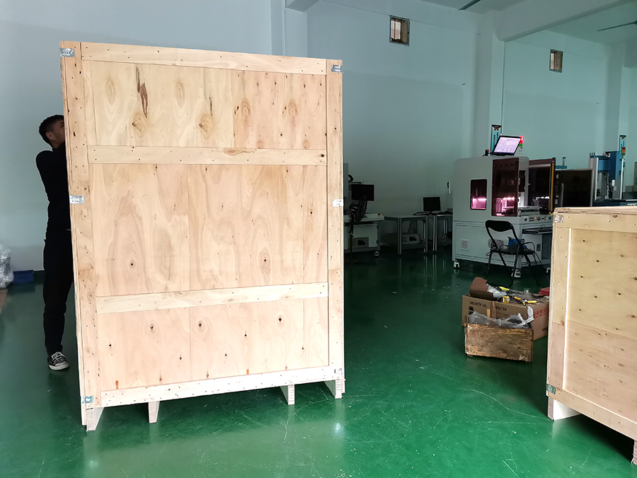 一臺(tái)按鍵功能在線CR測試機(jī)打包發(fā)貨(圖3)