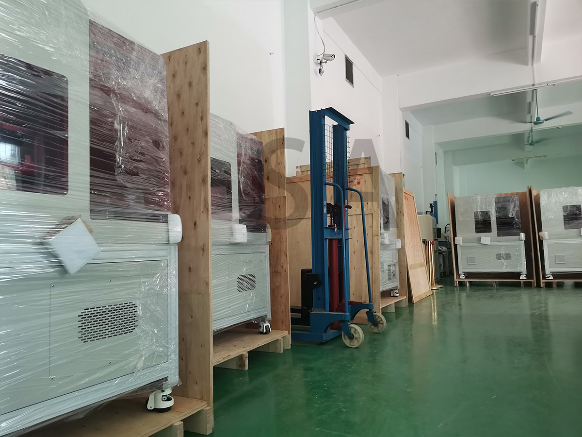 8臺按鍵功能在線ＣＲ測試機(jī)發(fā)往蘇州客戶處(圖1)